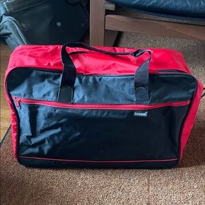 Travelwell Black and Red Duffel Bag